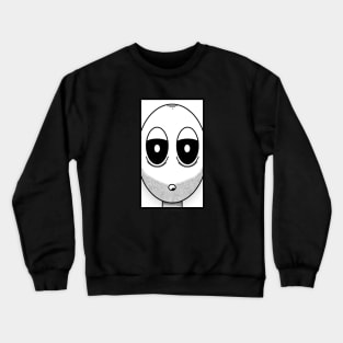 Sleepy depressed face Crewneck Sweatshirt